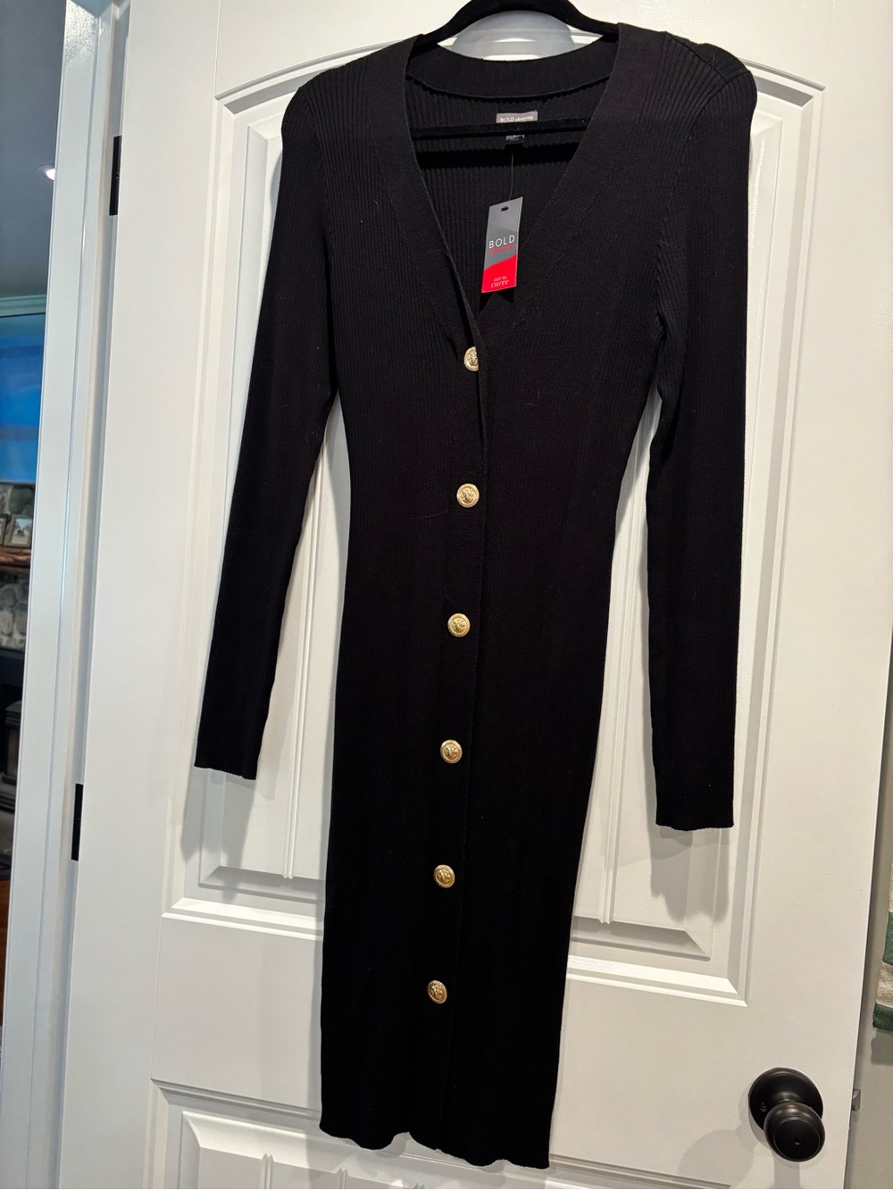 Black Knitted Dress